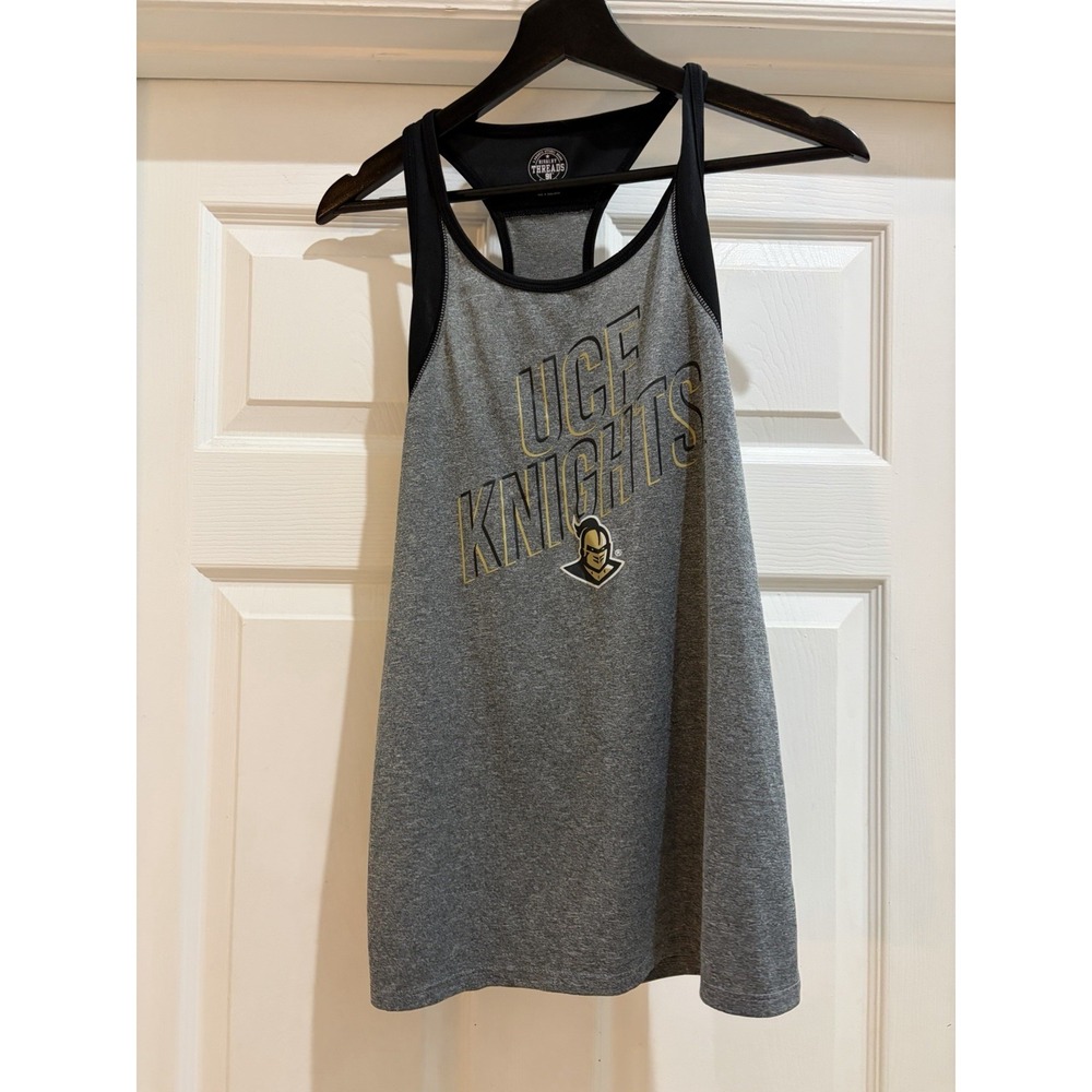UCF Knights Rivalry Threads Women's XL Racerback Athletic Tank Top Gray